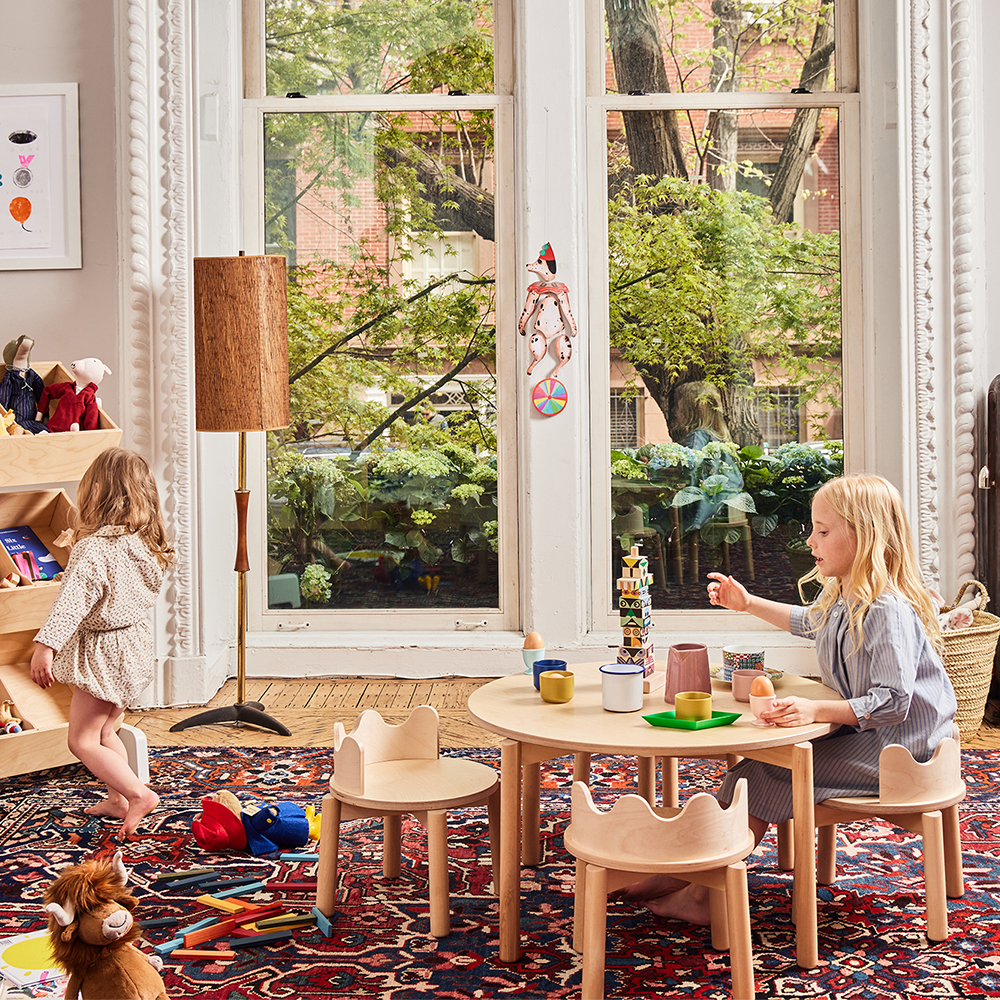 Oeuf NYC  Kinderstuhl &#39;Moss&#39; 2er Set  Birke