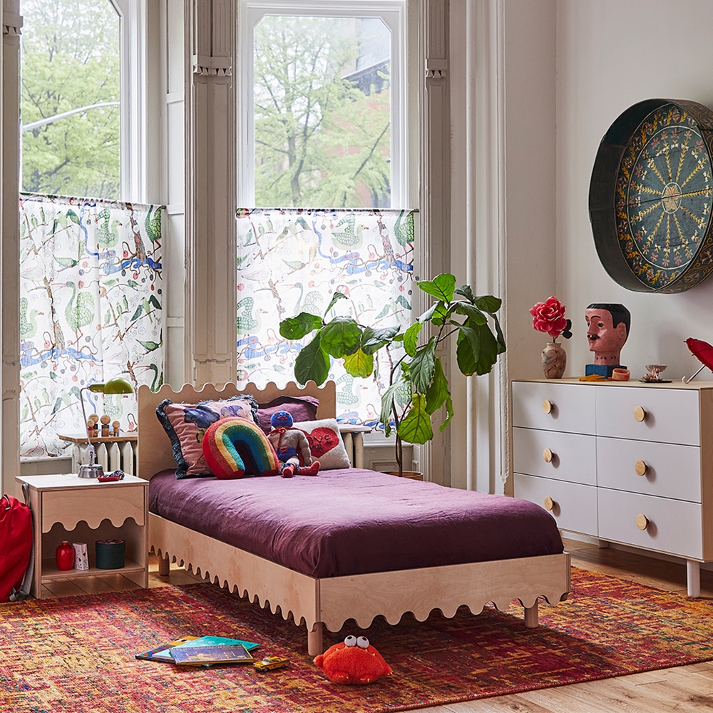 Oeuf NYC  Kinderbett &#39;Moss&#39; Twin  Birke 90 x 200 cm