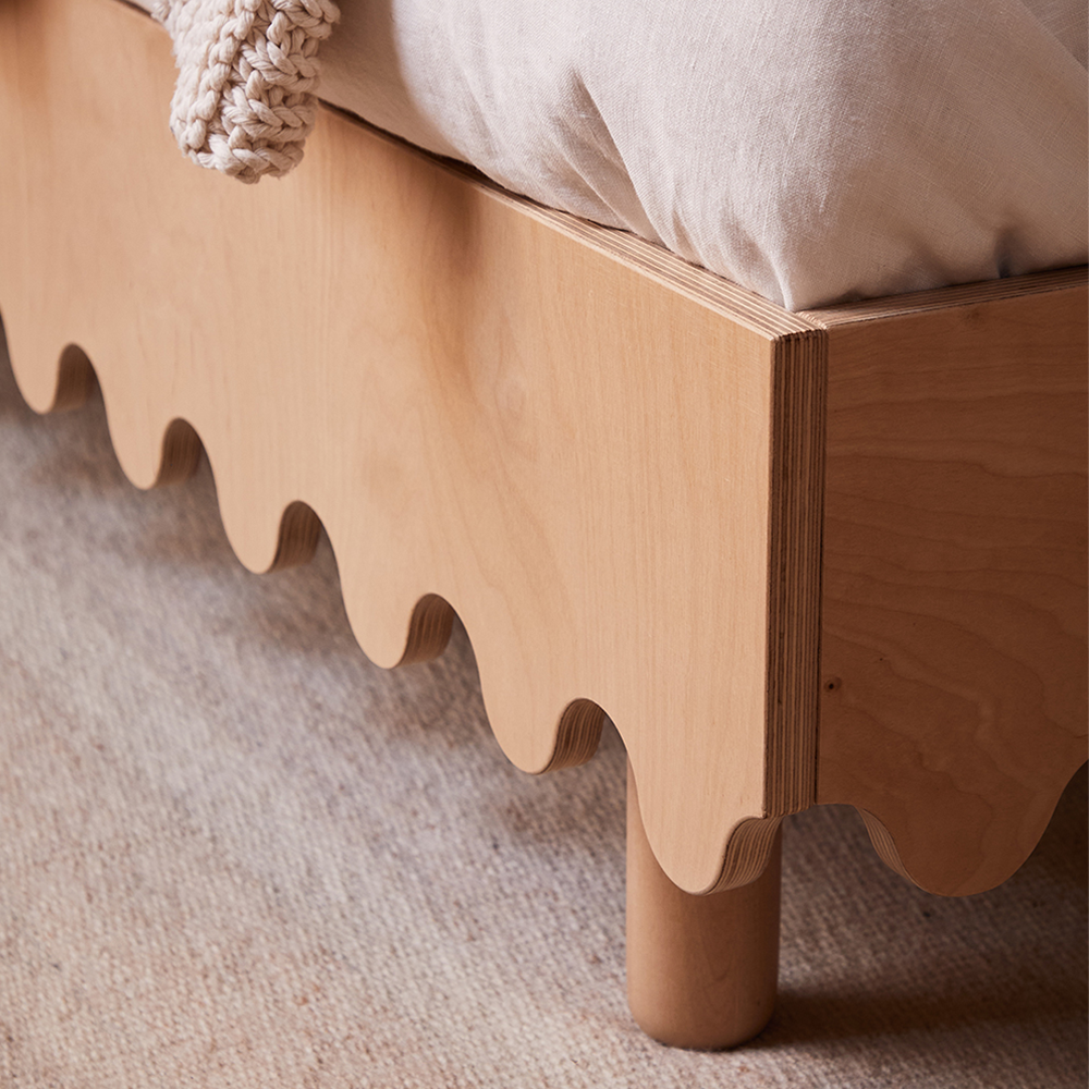 Oeuf NYC  Kinderbett &#39;Moss&#39; Twin  Birke 90 x 200 cm