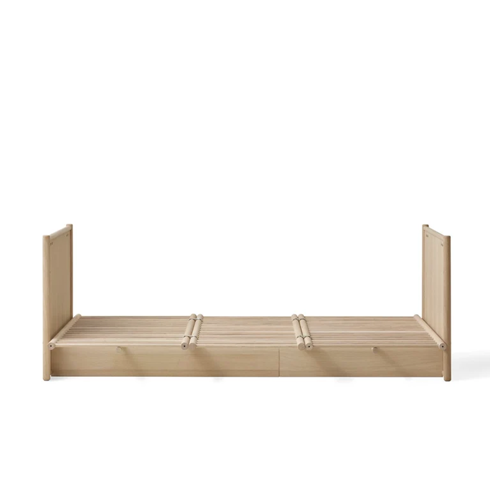 Oliver Furniture Babybett/Bett 'Camp Novel' 60x120/120x200 cm Eiche