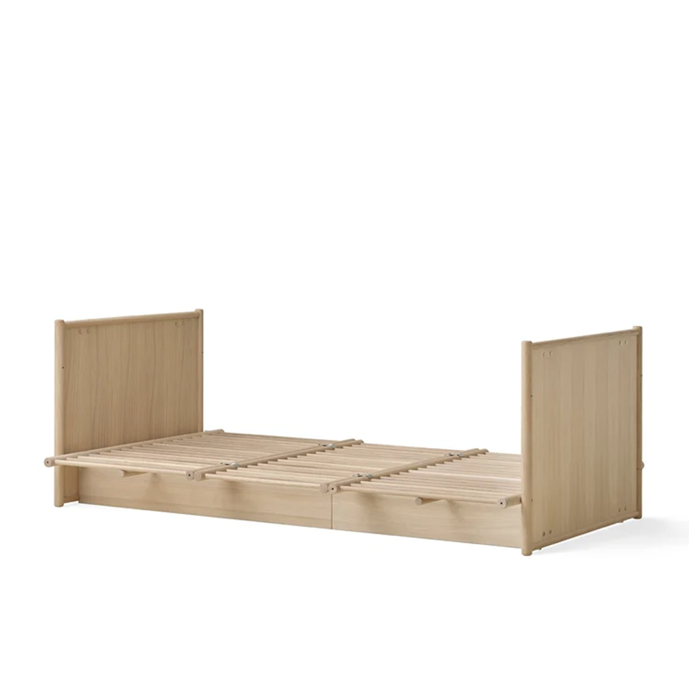 Oliver Furniture Babybett/Bett 'Camp Novel' 60x120/120x200 cm Eiche
