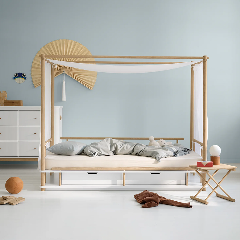 Oliver Furniture  Betthimmel &#39;Kyoto&#39; für Camp Himmelbett Weiss