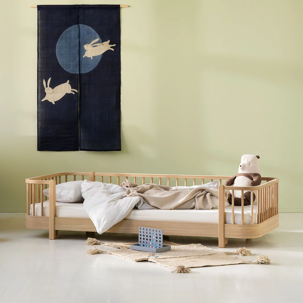 Oliver Furniture  Original Bodenbett Wood 90 x 200 cm  Eiche