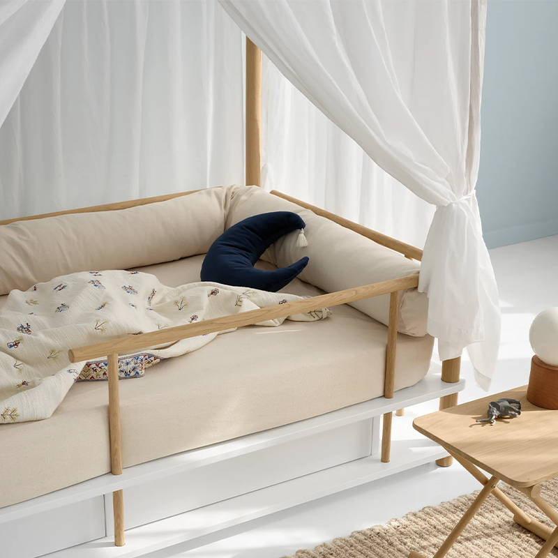 Oliver Furniture  Betthimmel &#39;Sahara&#39; für Camp Himmelbett Weiss