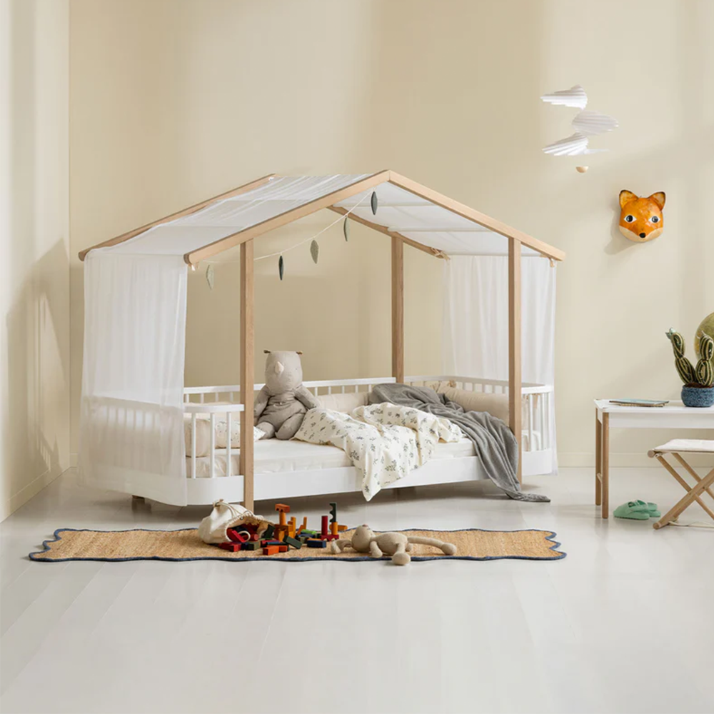 Oliver Furniture  Betthimmel für Wood Original Hausbett Weiss