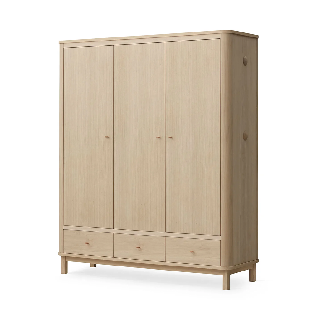 Oliver Furniture  Wood Kleiderschrank 3-türig Eiche