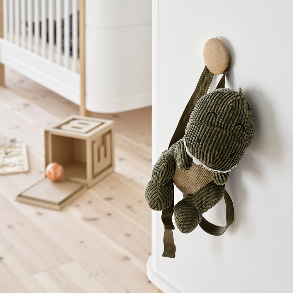 Oliver Furniture  Wood Kommode mit 3 Schubladen Weiss/Eiche