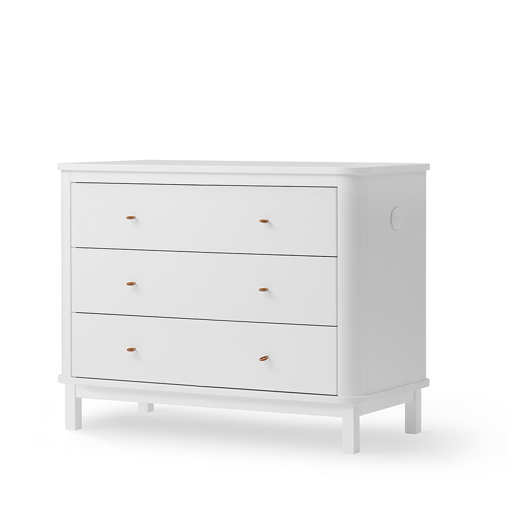 Oliver Furniture  Wood Kommode mit 3 Schubladen Weiss