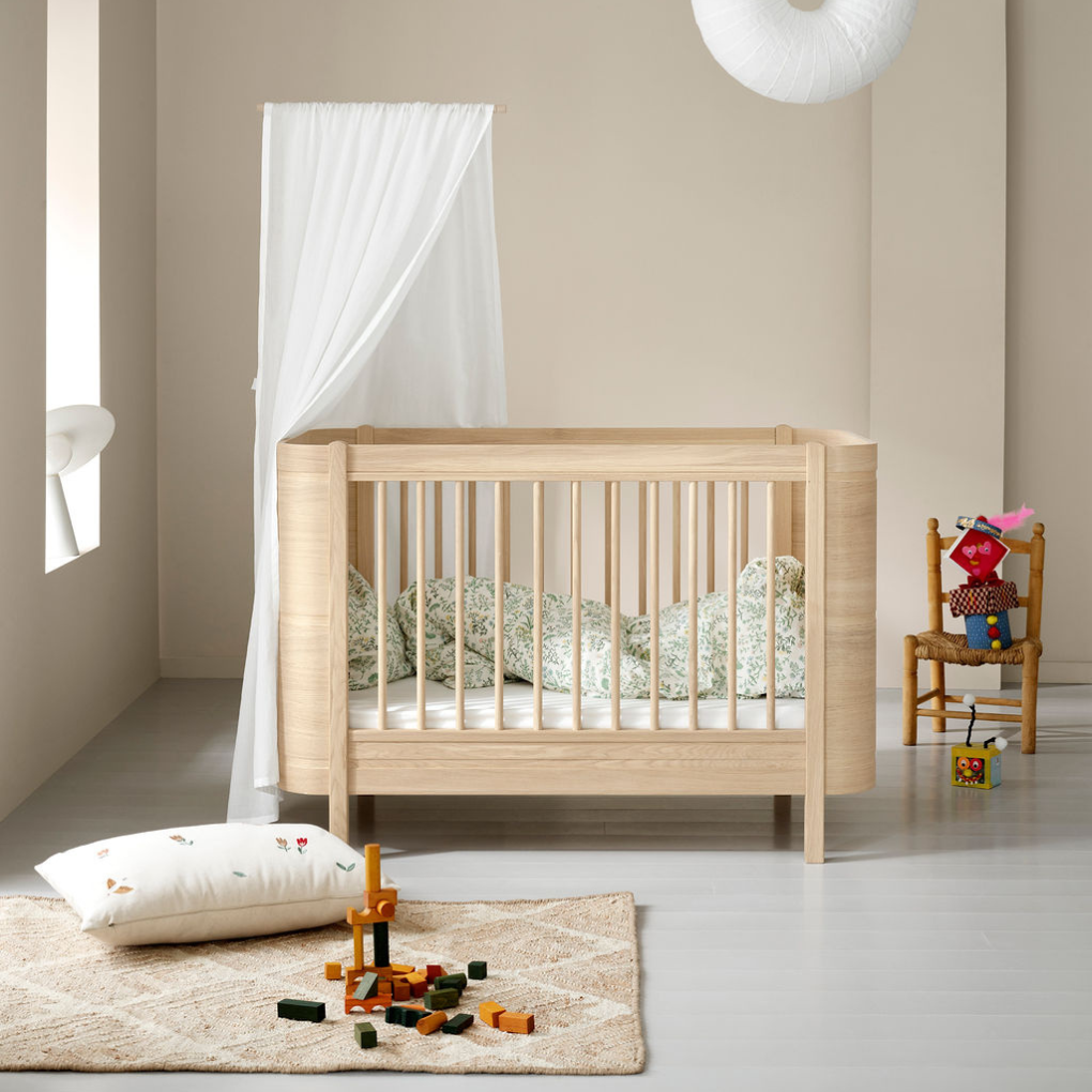 Oliver Furniture  Wood Mini+ Babybett inkl. Umbauset Juniorbett  Eiche - Online MY SNOWFLAKE