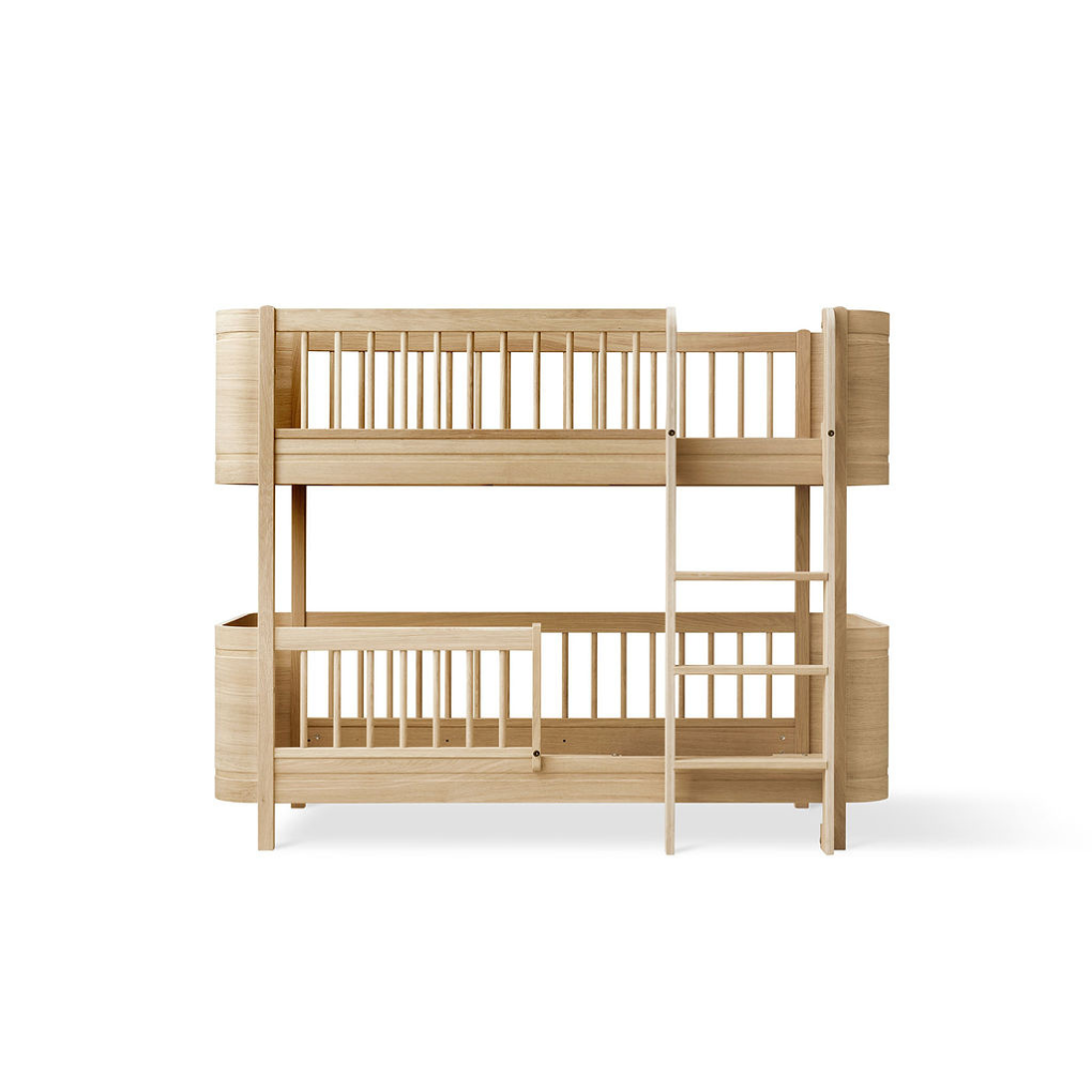 Oliver Furniture  Umbauset Wood Mini+ Basic zum halbhohen Etagenbett  Eiche