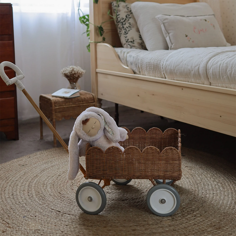 Olli Ella  Kinder-Bollerwagen &#39;Petal Wonder&#39; Natural