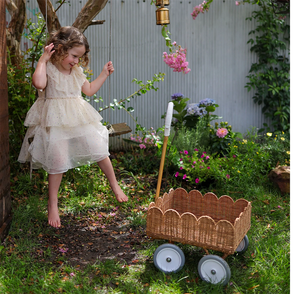 Olli Ella  Kinder-Bollerwagen &#39;Petal Wonder&#39; Natural