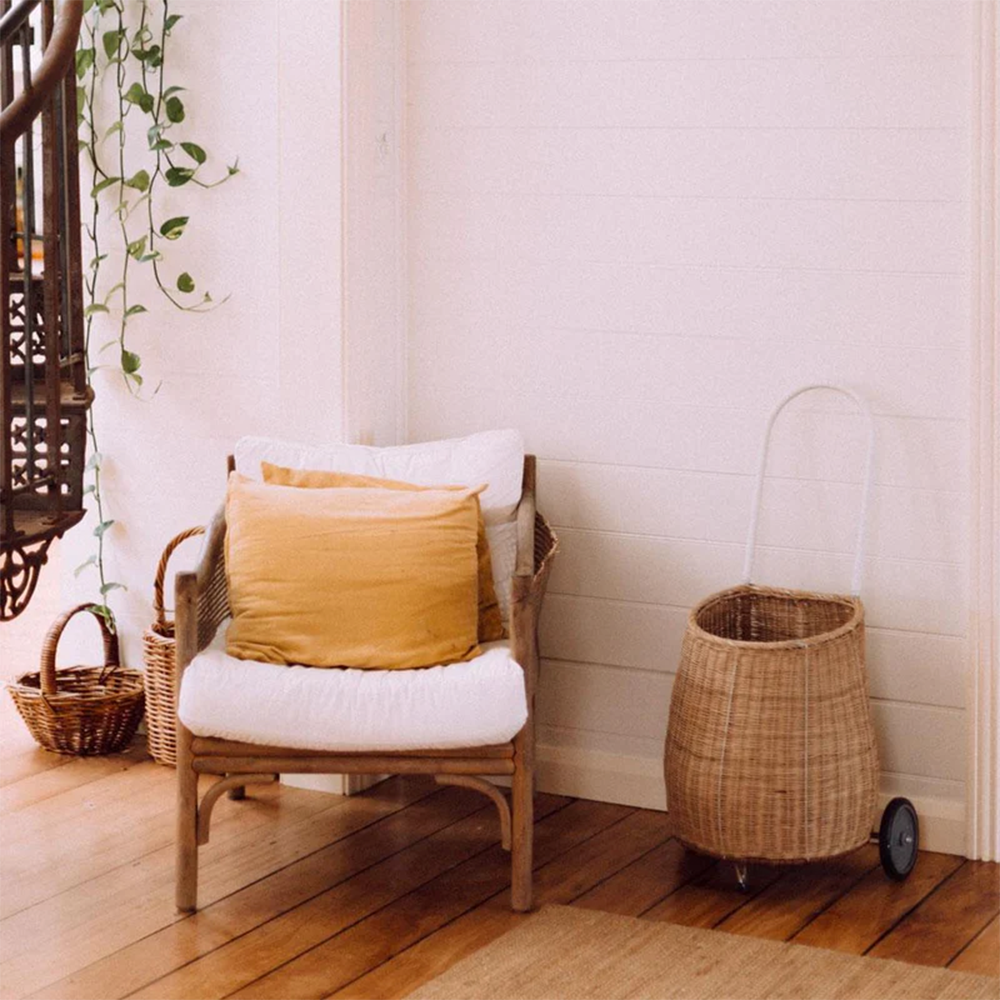 Olli Ella  Rattan Trolley 'Big Luggy' Natural - Online MY SNOWFLAKE
