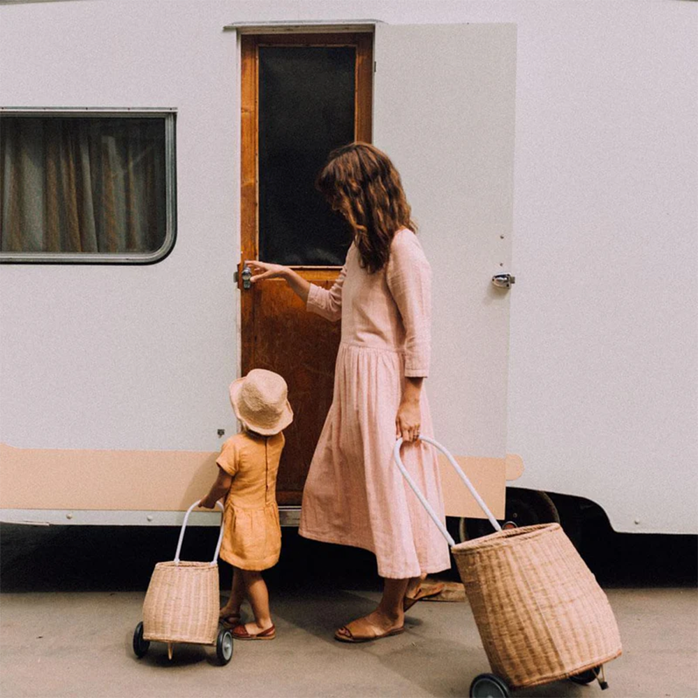 Olli Ella  Rattan Trolley 'Big Luggy' Natural - Online MY SNOWFLAKE