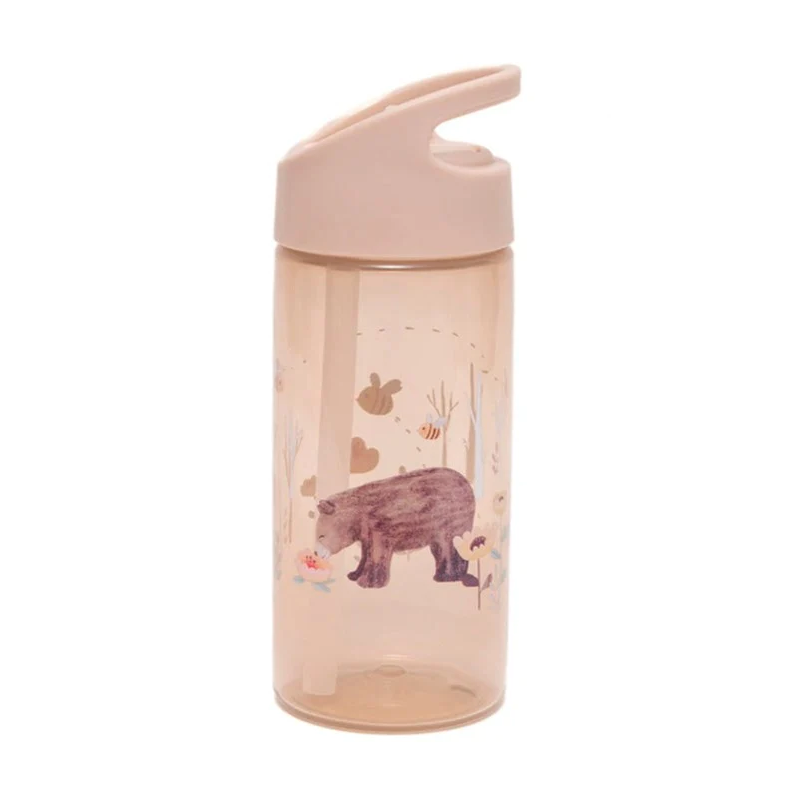 Trinkflasche mit Bären-Print von Petit Monkey