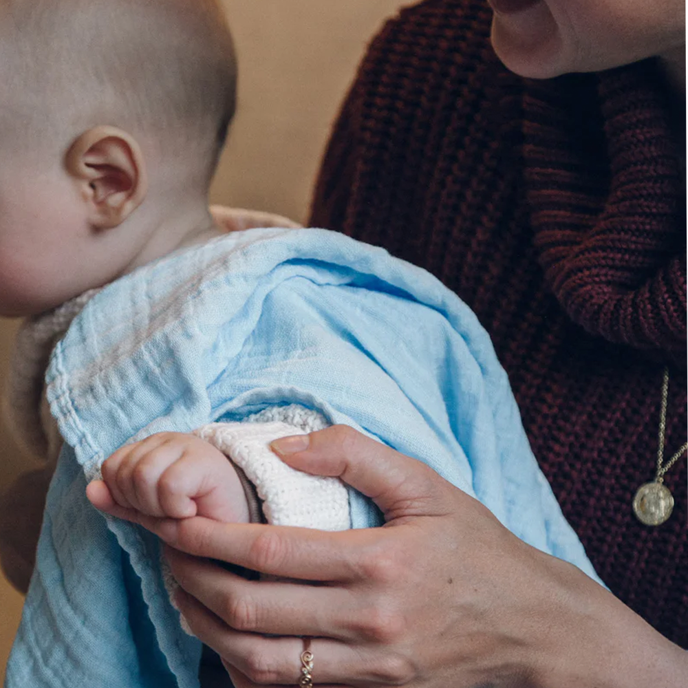 Petit Stellou Mulltuch Nooshi Cuddle Sky - Online MY SNOWFLAKE