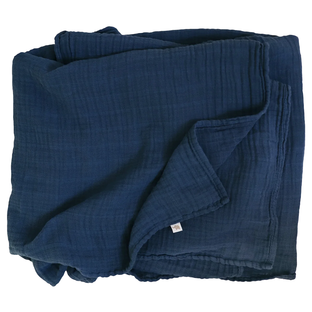 Petit Stellou Mulltuch Nooshi Blanket Night