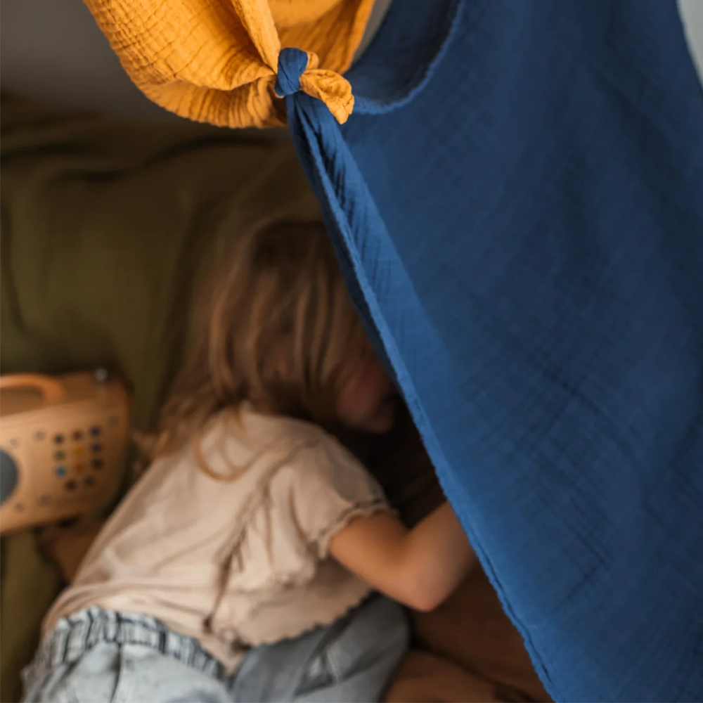 Petit Stellou Mulltuch Nooshi Blanket Night