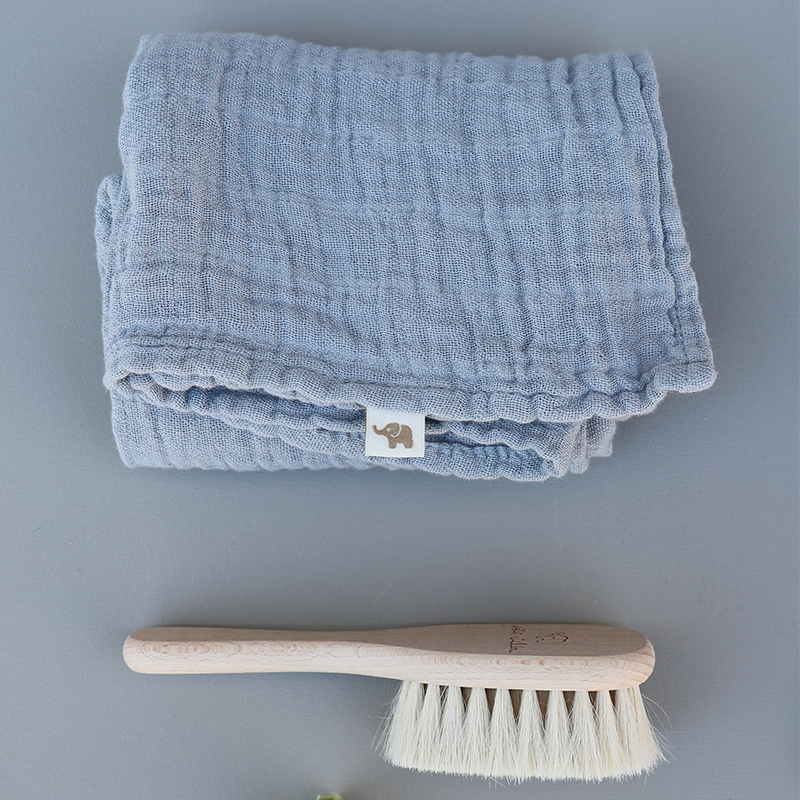 Petit Stellou Muslin Cloth Nooshi Cuddle Elephant