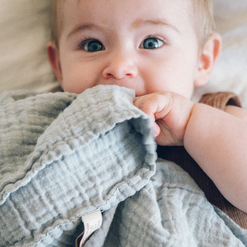 Petit Stellou Muslin Cloth Nooshi Cuddle Elephant
