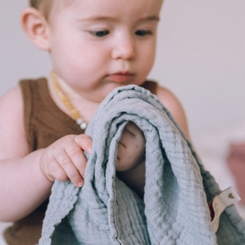 Petit Stellou Muslin Cloth Nooshi Cuddle Elephant