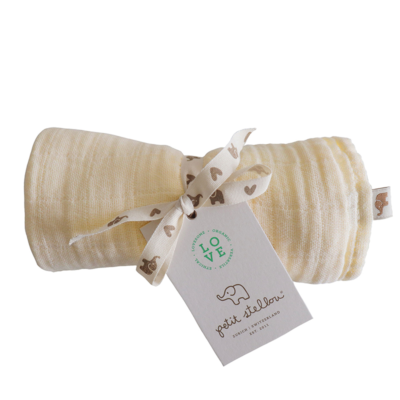 Petit Stellou Mulltuch Nooshi Cuddle Vanilla