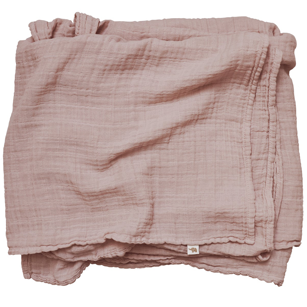 Petit Stellou Mulltuch Nooshi Blanket Rose Mauve