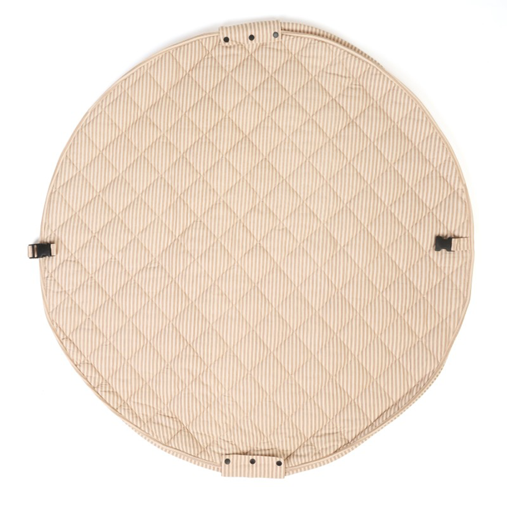 Play&Go  3 in 1 Spielmatte  Soft Stripes Brown