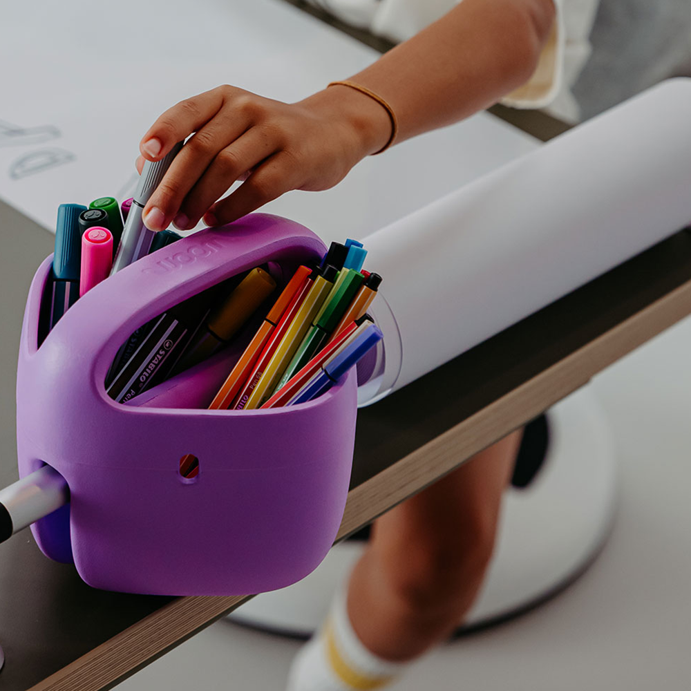 Poptop Zubehör Bundle für den höhenverstellbaren Kinderschreibtisch Lila