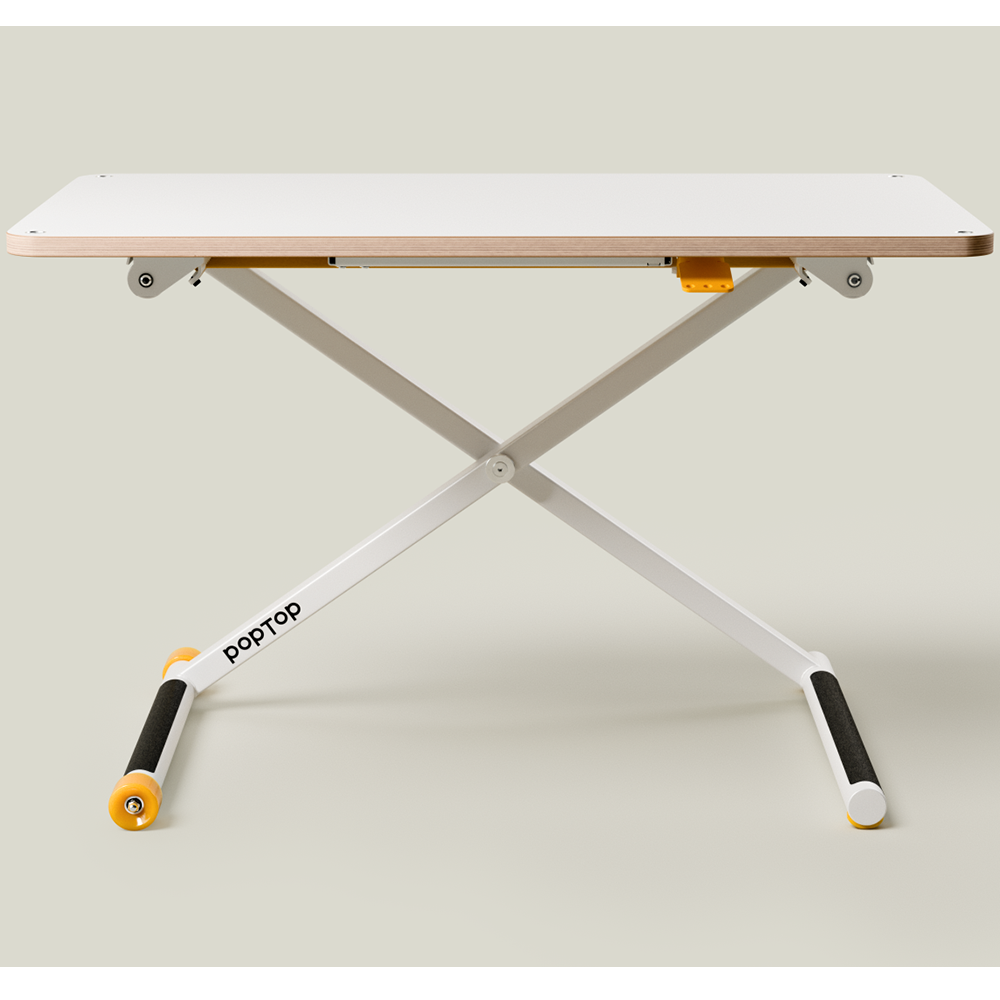 Poptop Höhenverstellbarer Kinderschreibtisch Weiss