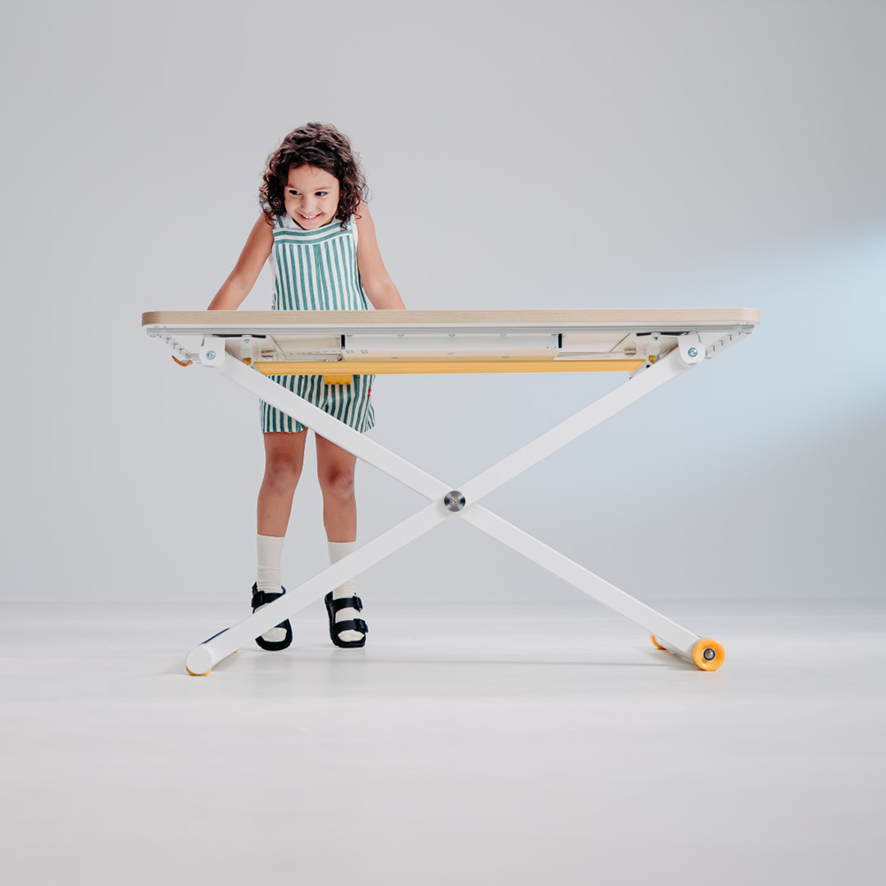 Poptop Höhenverstellbarer Kinderschreibtisch Weiss