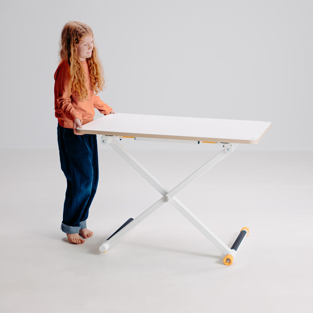 Poptop Höhenverstellbarer Kinderschreibtisch Weiss