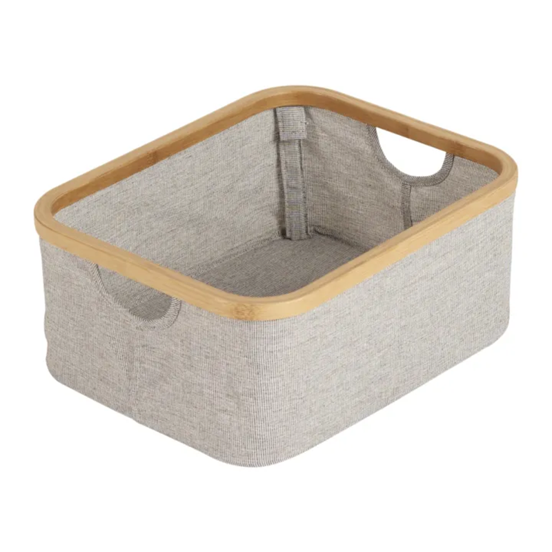 Quax Aufbewahrungskorb 38x 30 cm für Wickeltisch Grey/Natural