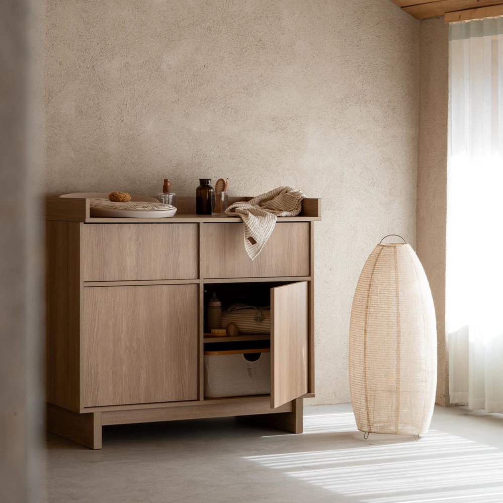 Quax Aufbewahrungskorb 'Chest' Kyo Beige/Natural