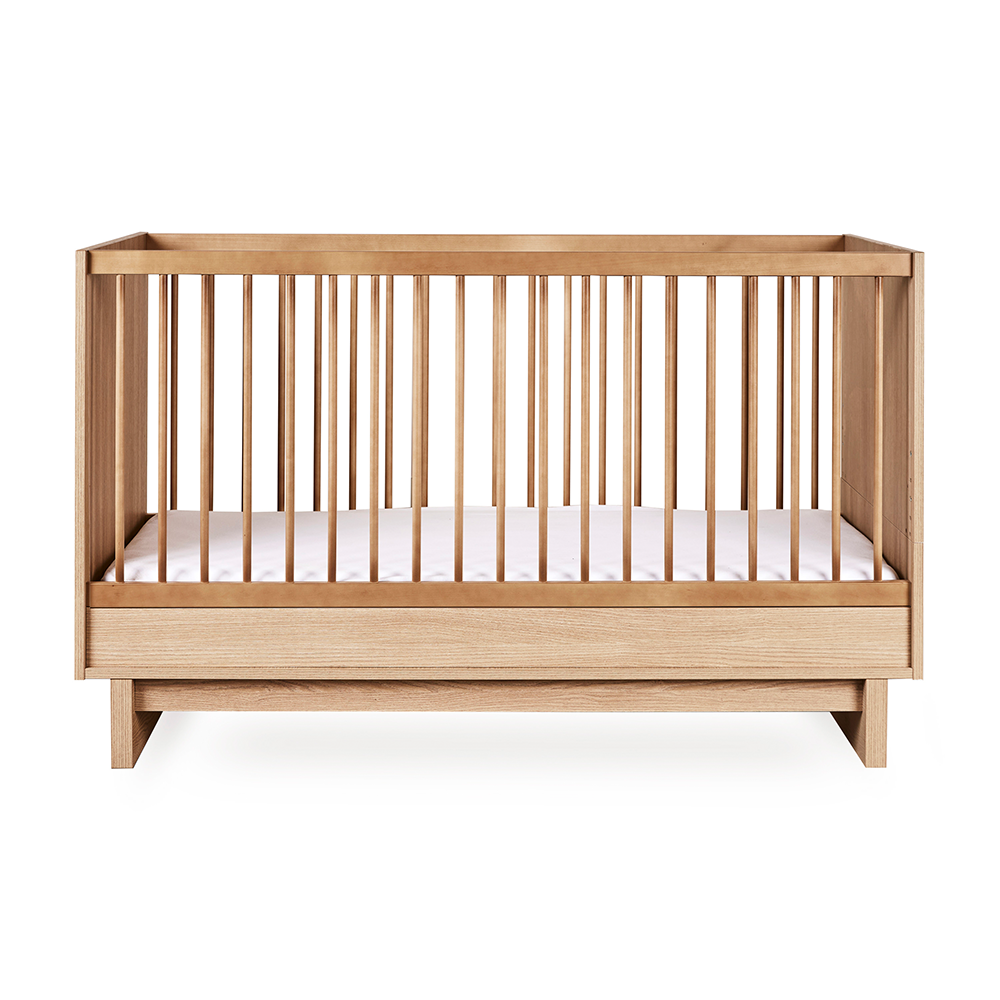 Quax Babybett- und Kinderbett 70 x 140 &#39;Kyo&#39; Honey Ash