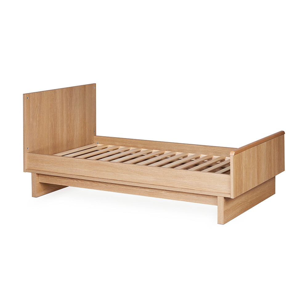 Quax Babybett- und Kinderbett 70 x 140 &#39;Kyo&#39; Honey Ash