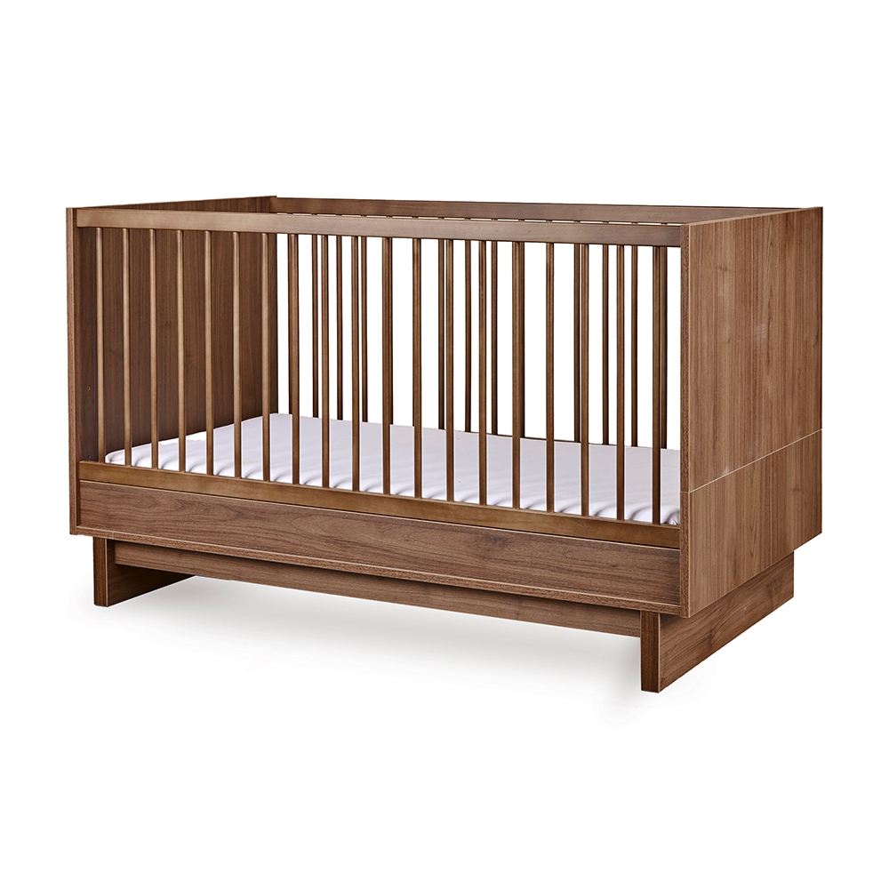 Quax Babybett- und Kinderbett 70 x 140 &#39;Kyo&#39; Walnut