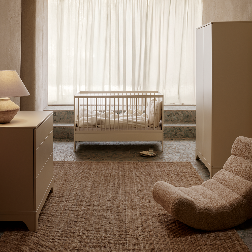 Quax Babybett- und Kinderbett 70 x 140 &#39;Tsugi&#39; Butter