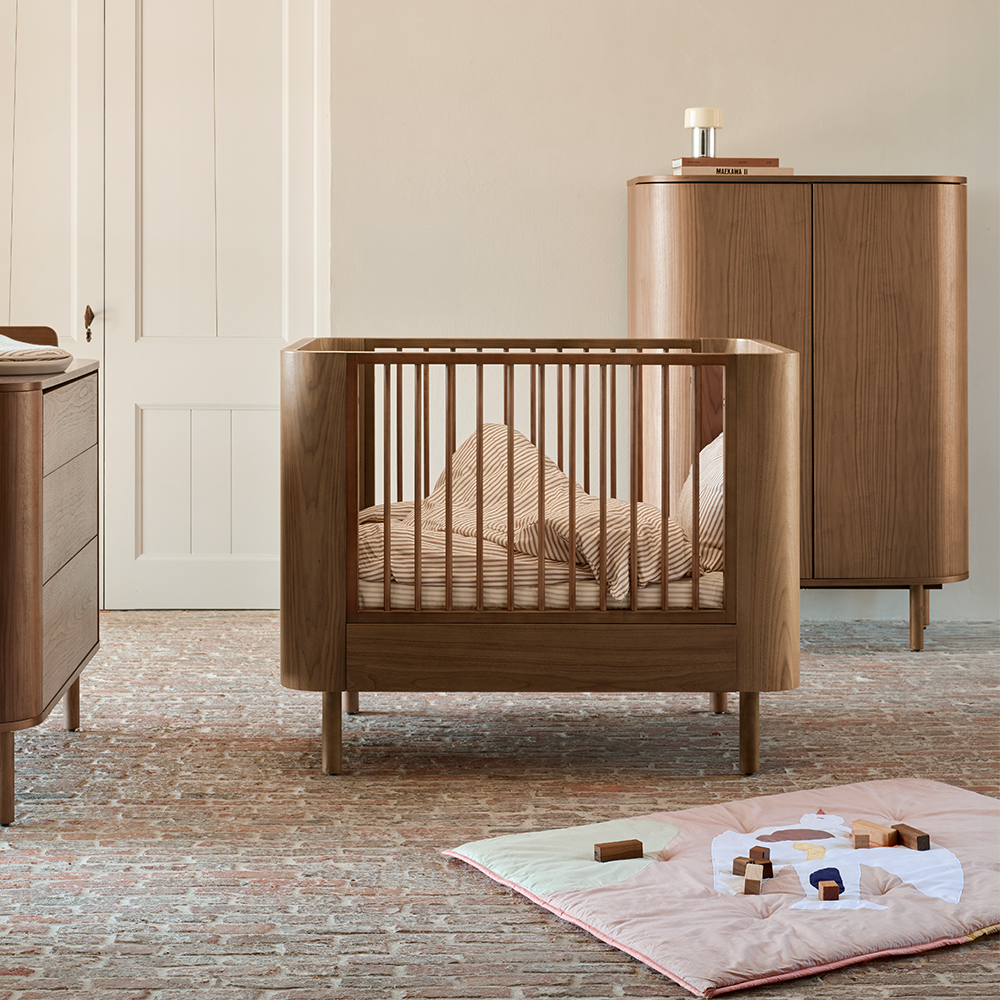 Quax Babybett 70 x 110 'Yume' Walnuss