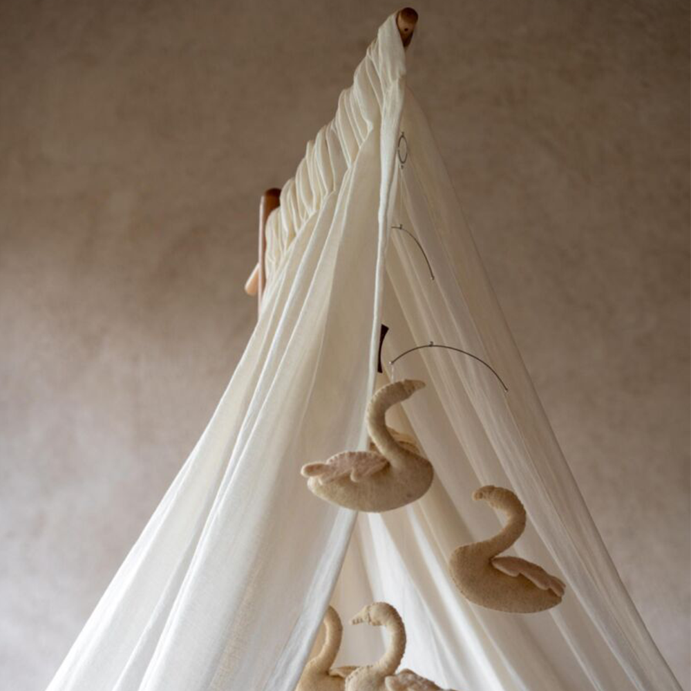 Quax Ciel de lit pour support en bois Butter
