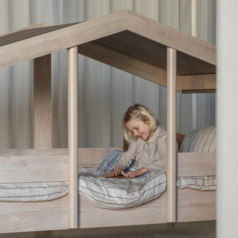 Quax Hausbett 'Cottage' 90 x 200 cm Natural Ash