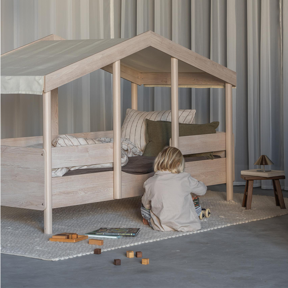 Quax  Stoffdach für Hausbett 'Cottage' Butter