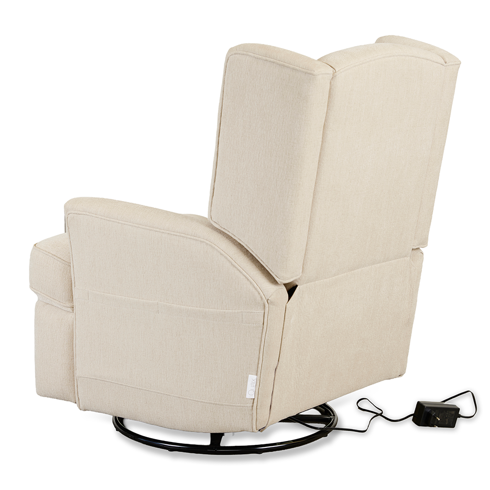 Quax Elektrischer Liegeohrensessel 'Recliner 02' Tofu