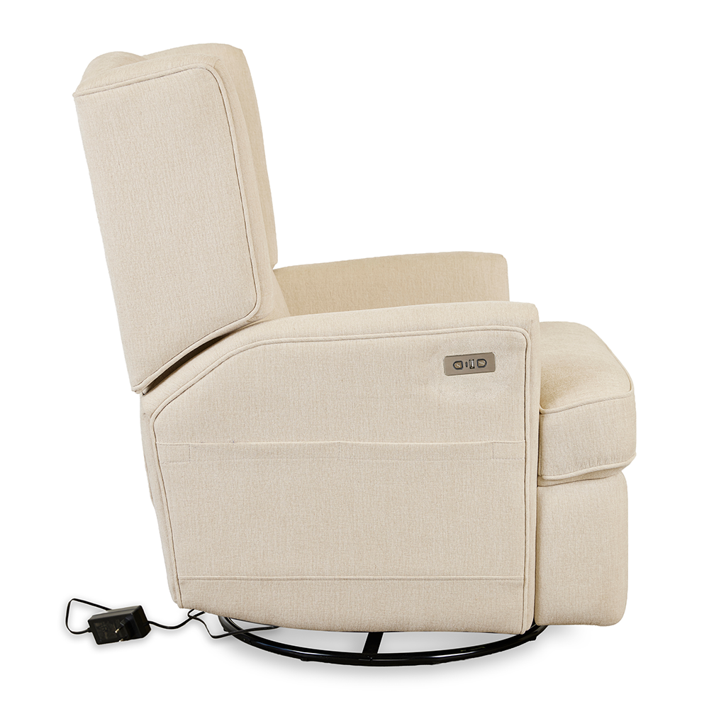 Quax Elektrischer Liegeohrensessel 'Recliner 02' Tofu
