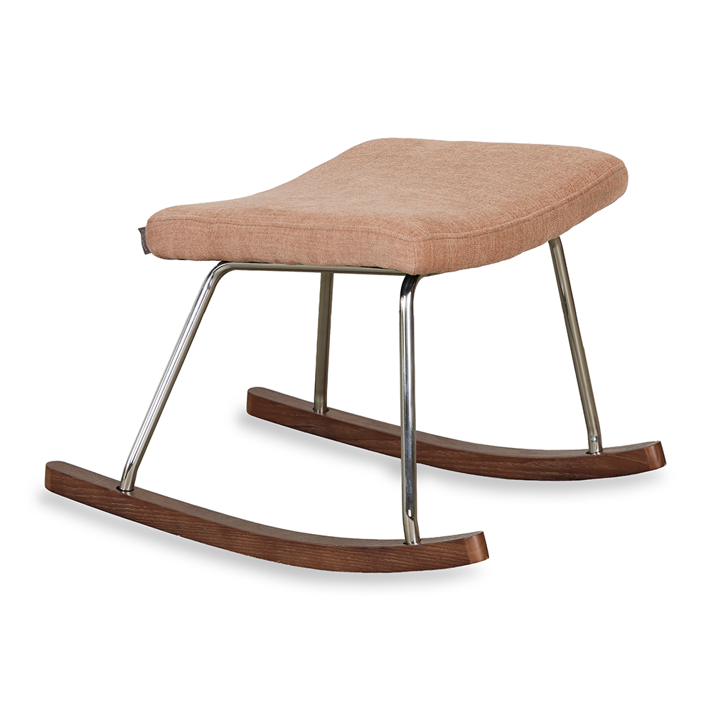 Quax  Hocker 'Rocker De Luxe' Tuscany/Chrome