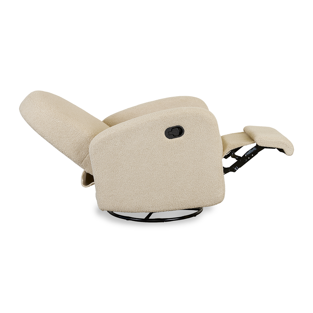 Quax Dreh- und Liegesessel 'Recliner 03' Teddy Taupe
