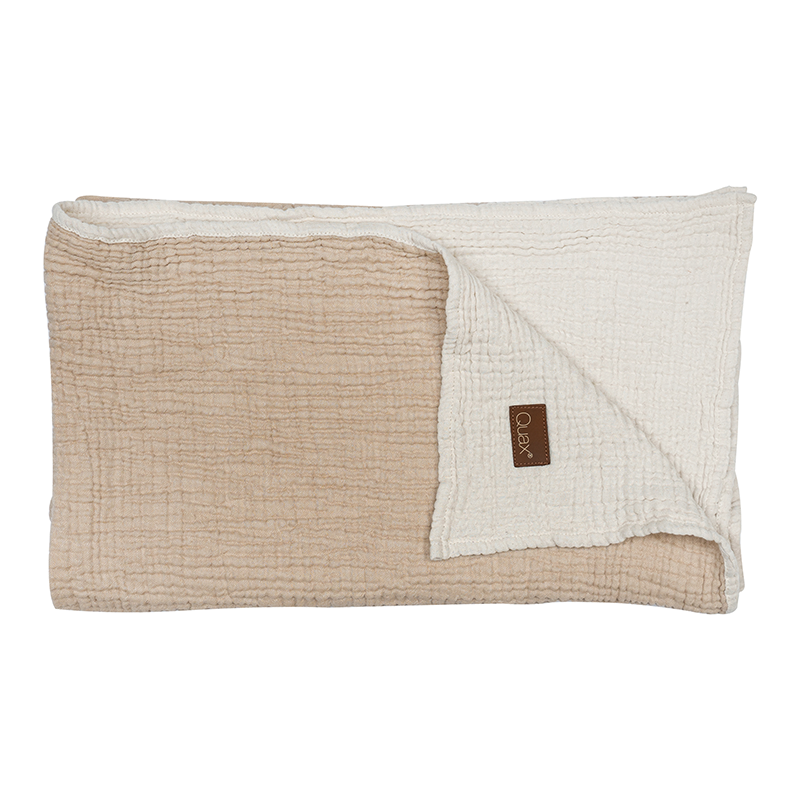 Decke aus Musselin in Beige für Babys von Quax. 