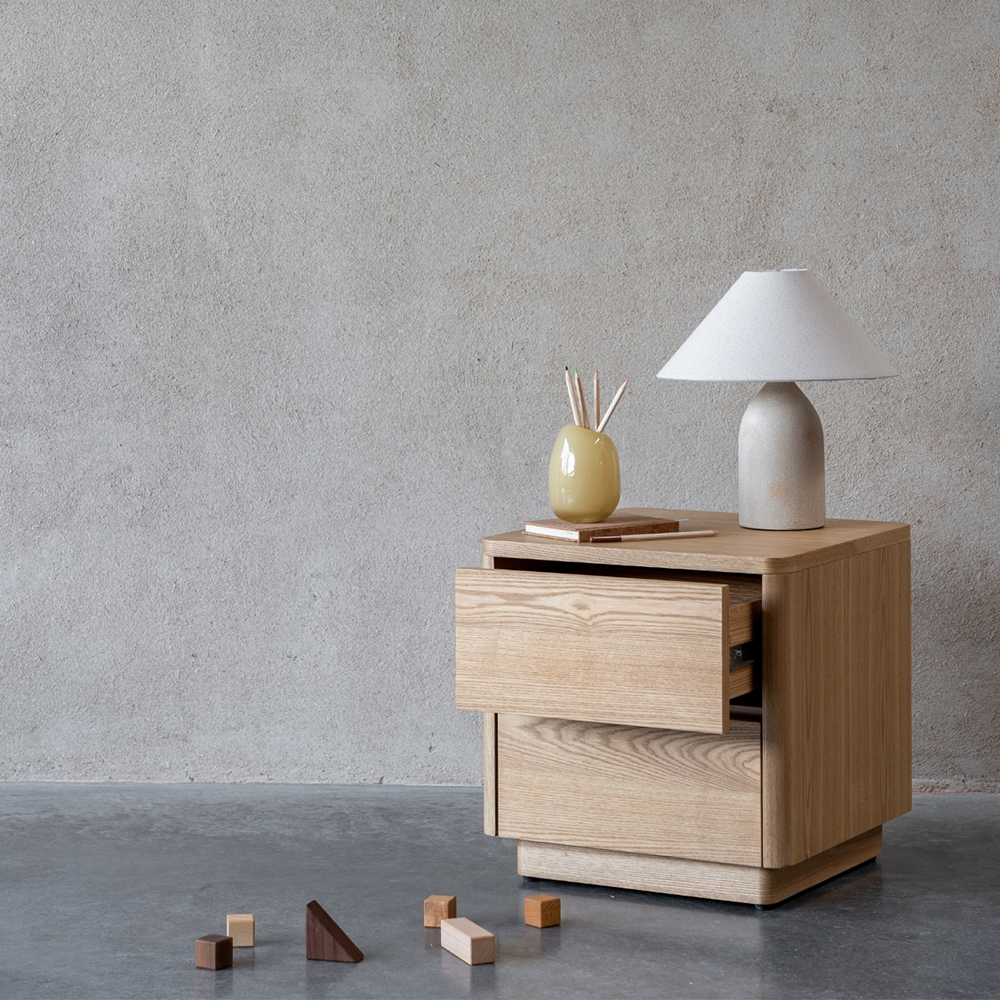 Quax Bedside Table Natural Ash