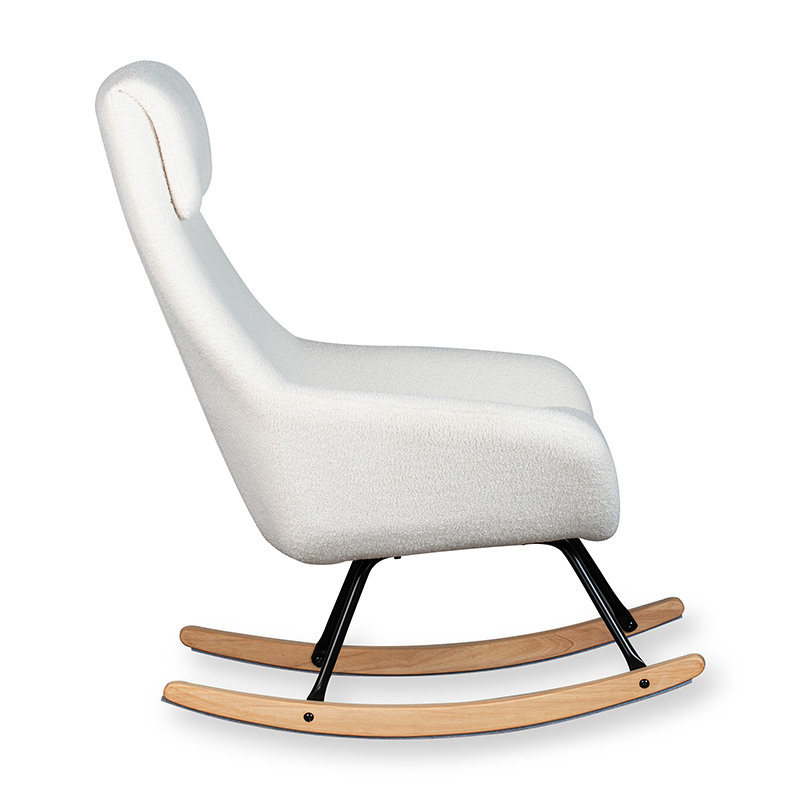 Quax Schaukel-/Stillsessel &#39;Nordic&#39; Cream Sheep