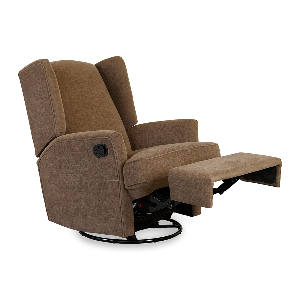 Quax Dreh- und Liegeohrensessel 'Recliner 02' Coffee
